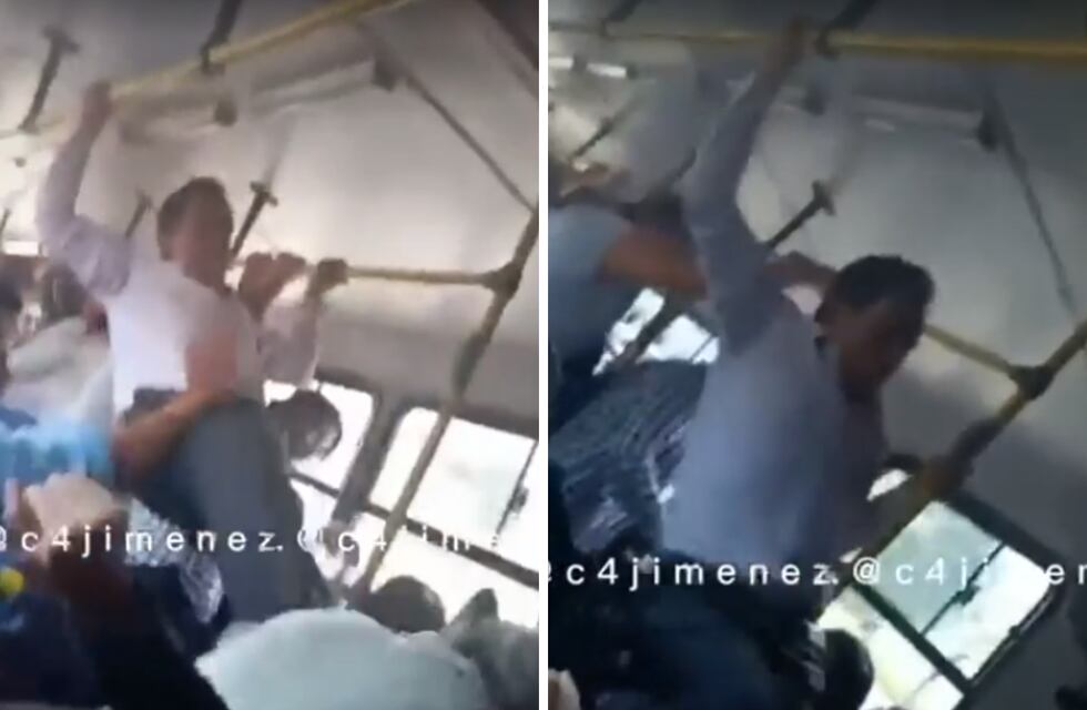 VIDEO| Hombre patea a pasajero en camión de la Ciudad de México